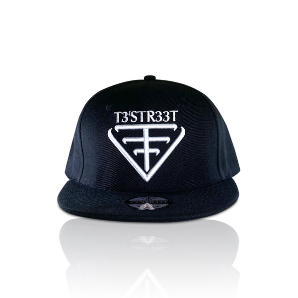 Snapback Cap - Black/White