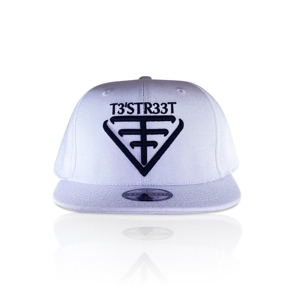 Snapback Cap - White/Black