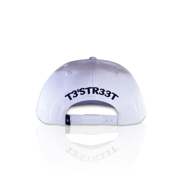 Snapback Cap - White/Black