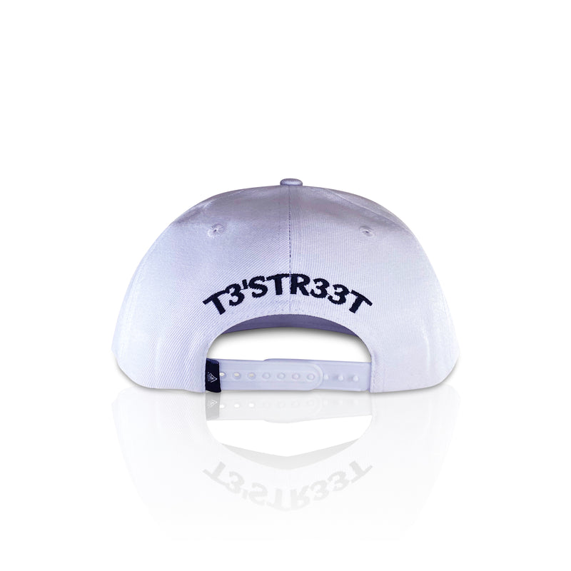 Snapback Cap - White/Black