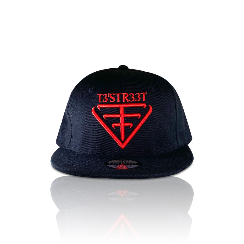 Snapback Cap - Black/Red