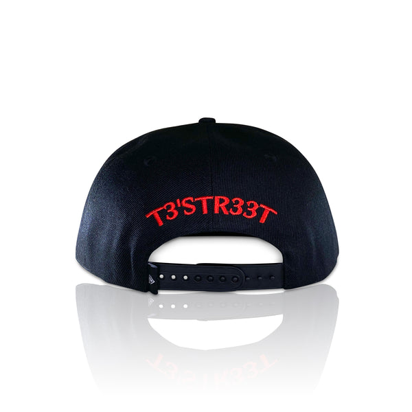 Snapback Cap - Black/Red