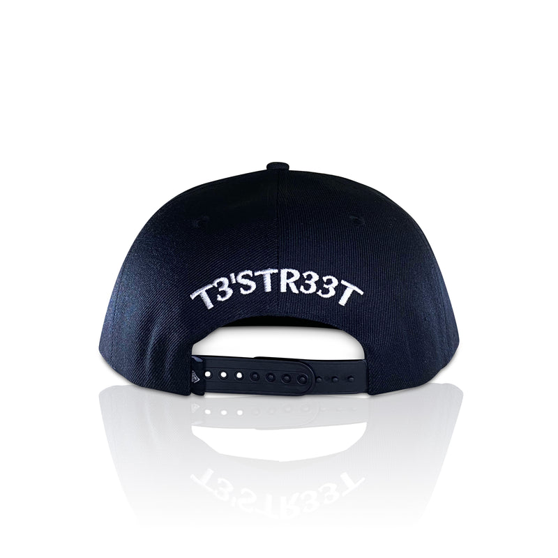 Snapback Cap - Black/White