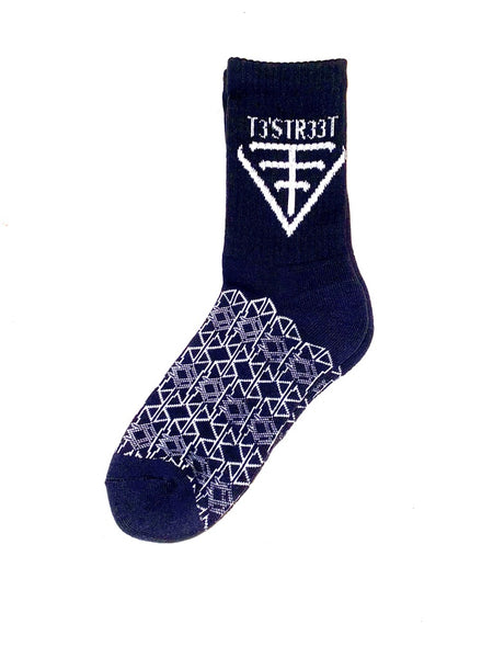 String-figure Print Socks